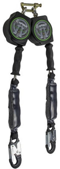 Safewaze SW-8008-10-ALU-DL Dual Leg Cable Retractable 10ft Aluminum Hooks